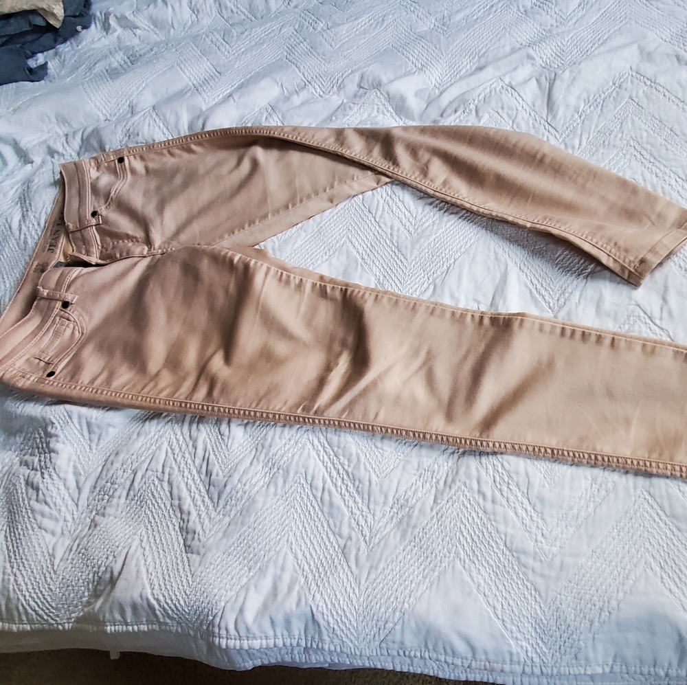 Light blush skinny pants